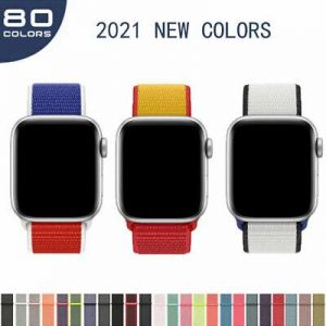 Nylon Sport Loop iWatch Band For Apple 